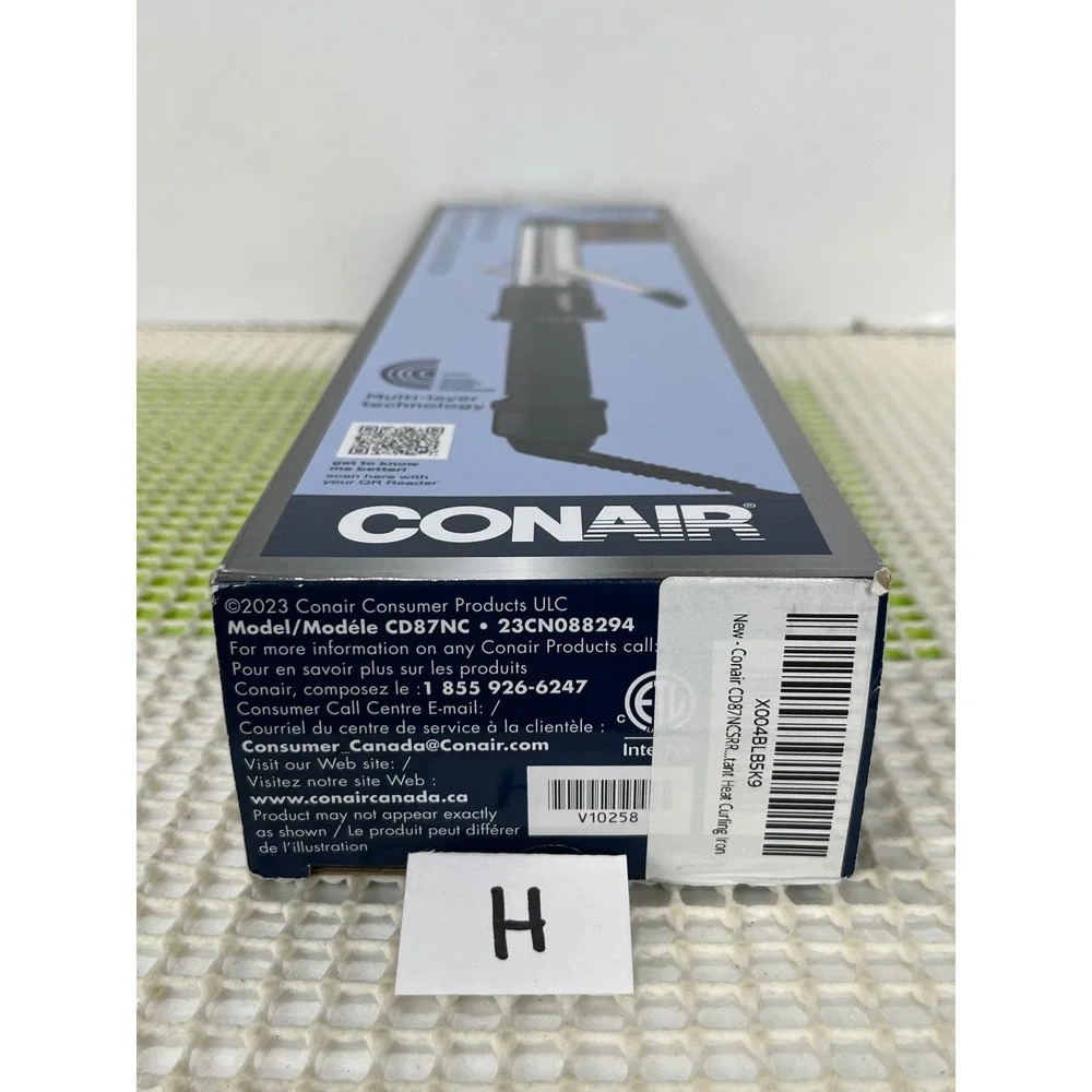 Conair‎ Instant Heat 1 Inch Curling Iron Classic Curls Black New Damaged Box H